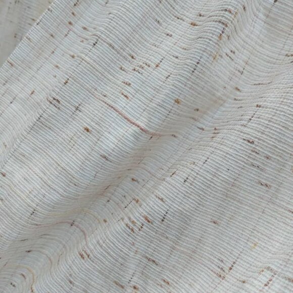 Vintage retro 1970s textured lined curtain panels - each panel is 38"W x 44"L - Picture 4 of 6